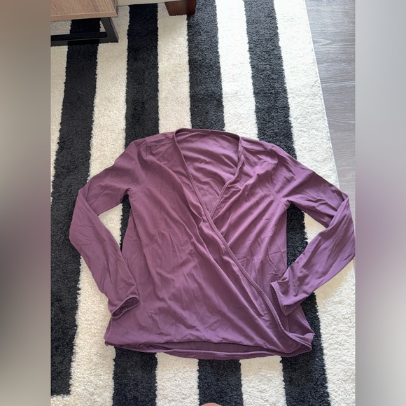 lululemon athletica Tops - Lululemon Crossfront long sleeve size 12